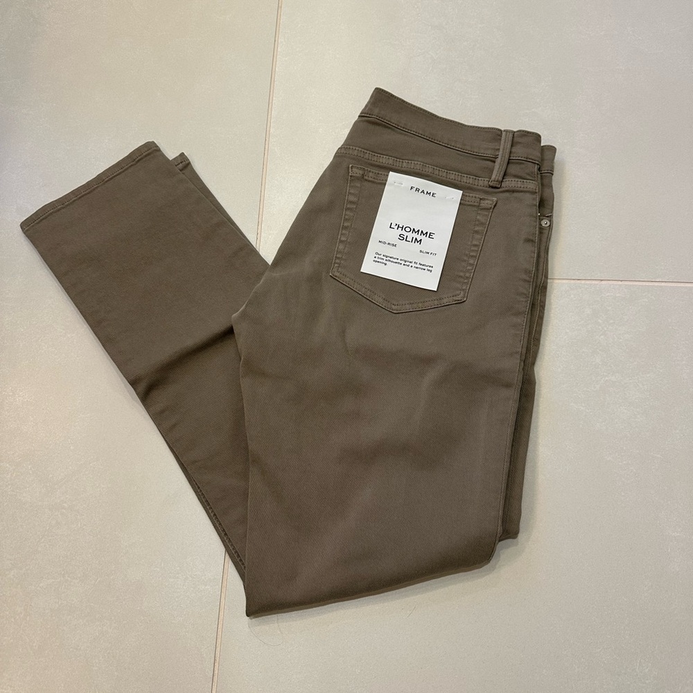 Frame Denim Men's Slim Jeans - Tan